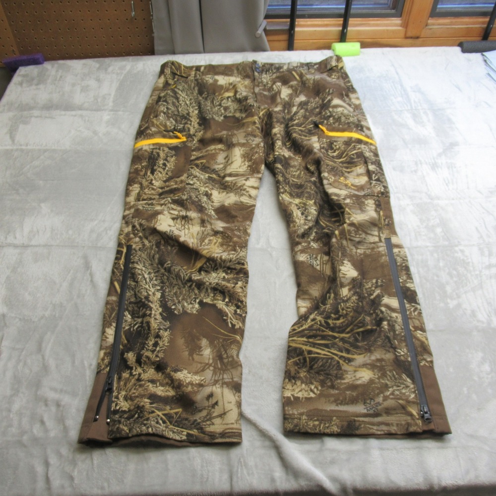 Realtree Pants Mens XL‎ Camo Hunting Waterproof Breathable Max-1 XT Dark 42x31